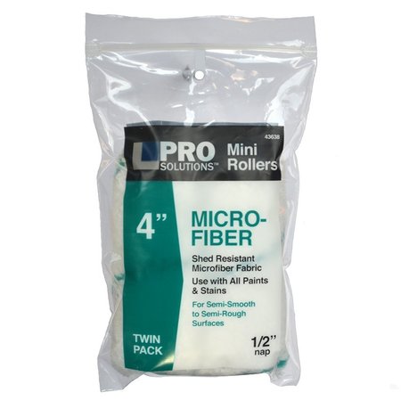 PRO SOLUTIONS 4 in. Mfibr Mini Rl 1/2 in. 2P 43638